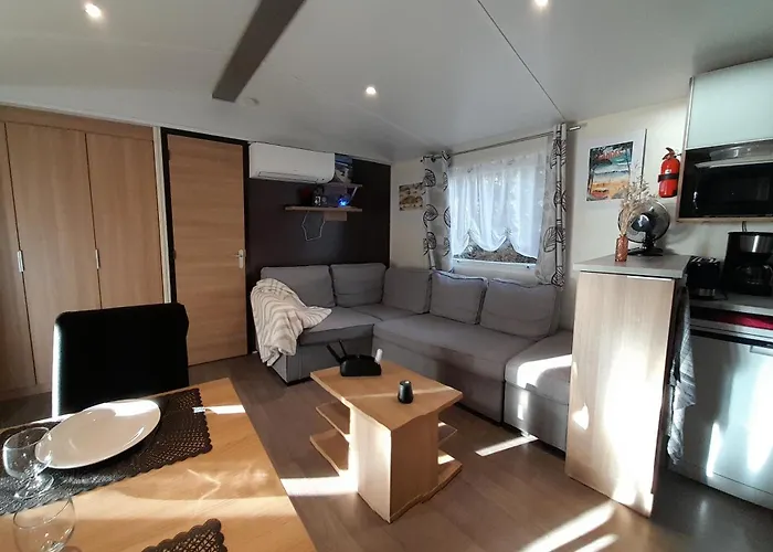 Mobil-home 331, 3 Ch, 1sdb 4 Etoile Pipiou Siblu مكان تخييم بارينتس إن بورن